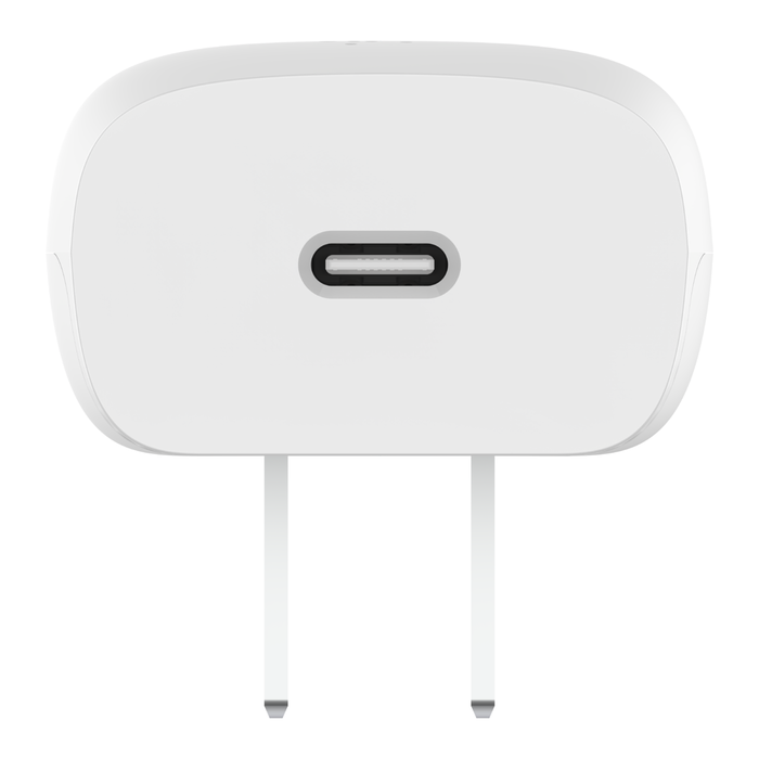 USB-C Wall Charger 20W + USB-C Cable with Lightning Connector, White, hi-res